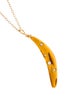 Marni Crystal & Enamel Banana Pendant Necklace