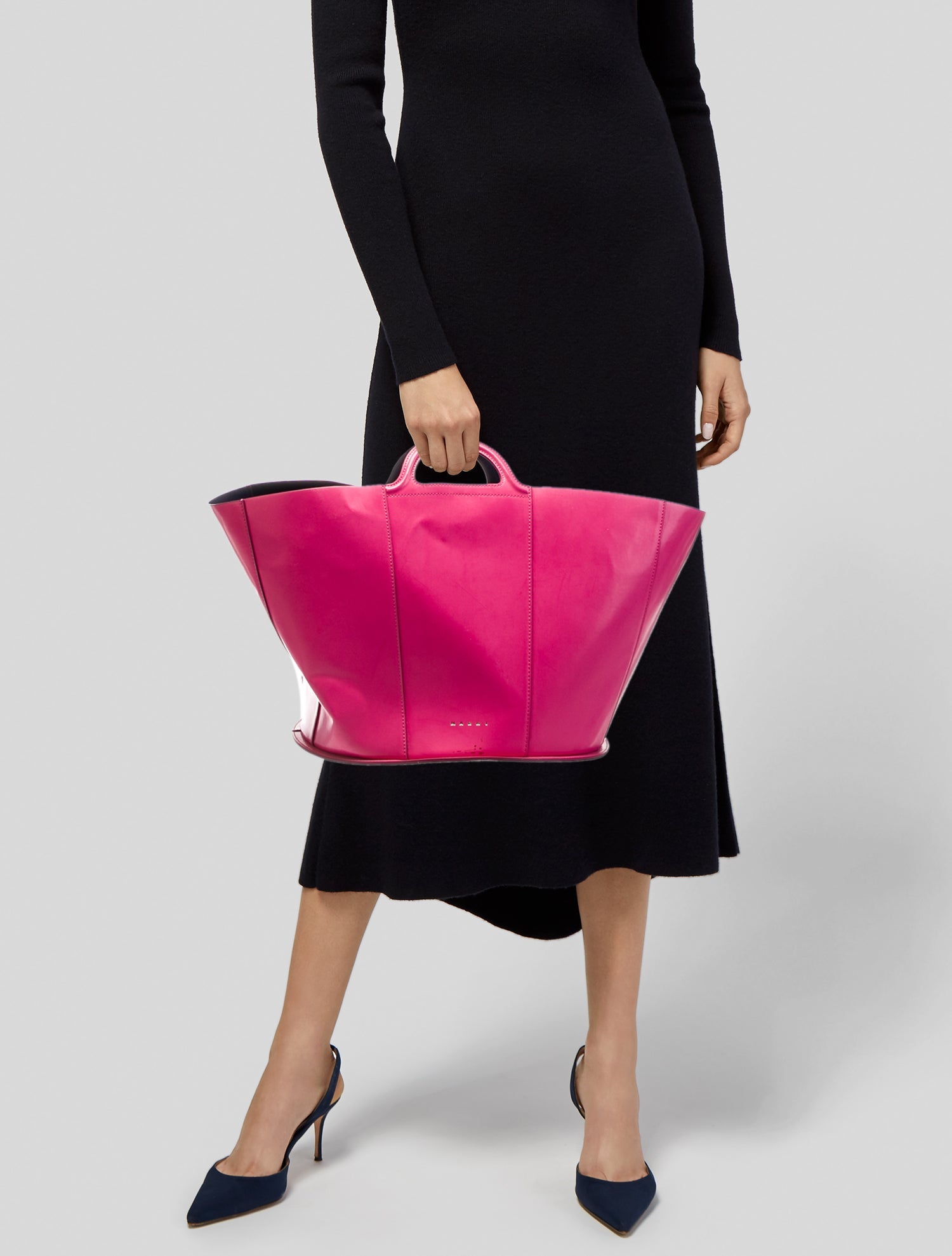 Marni Leather Bucket Bag