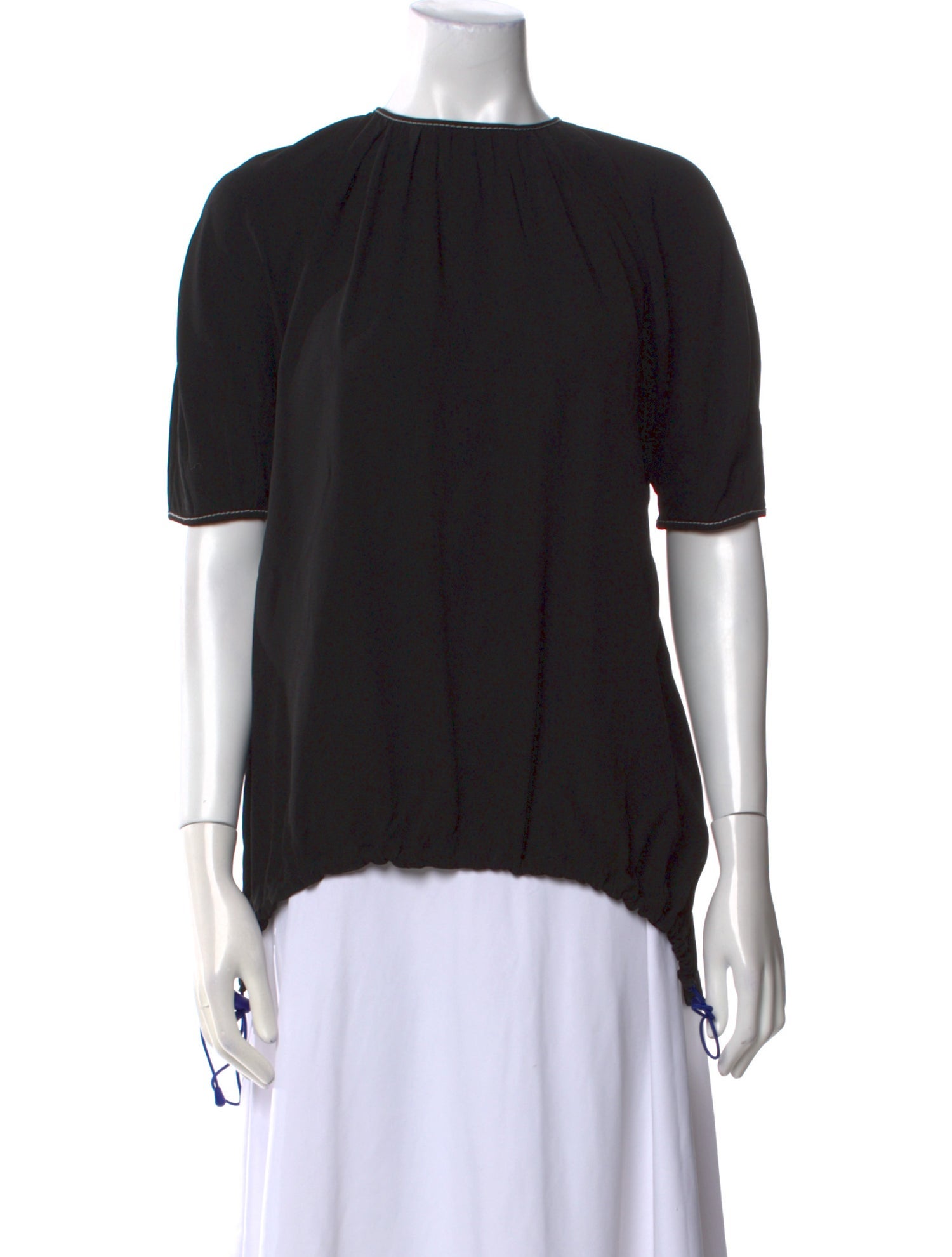 Marni Scoop Neck Short Sleeve Top