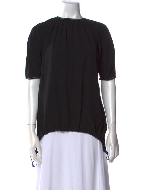 Marni Scoop Neck Short Sleeve Top