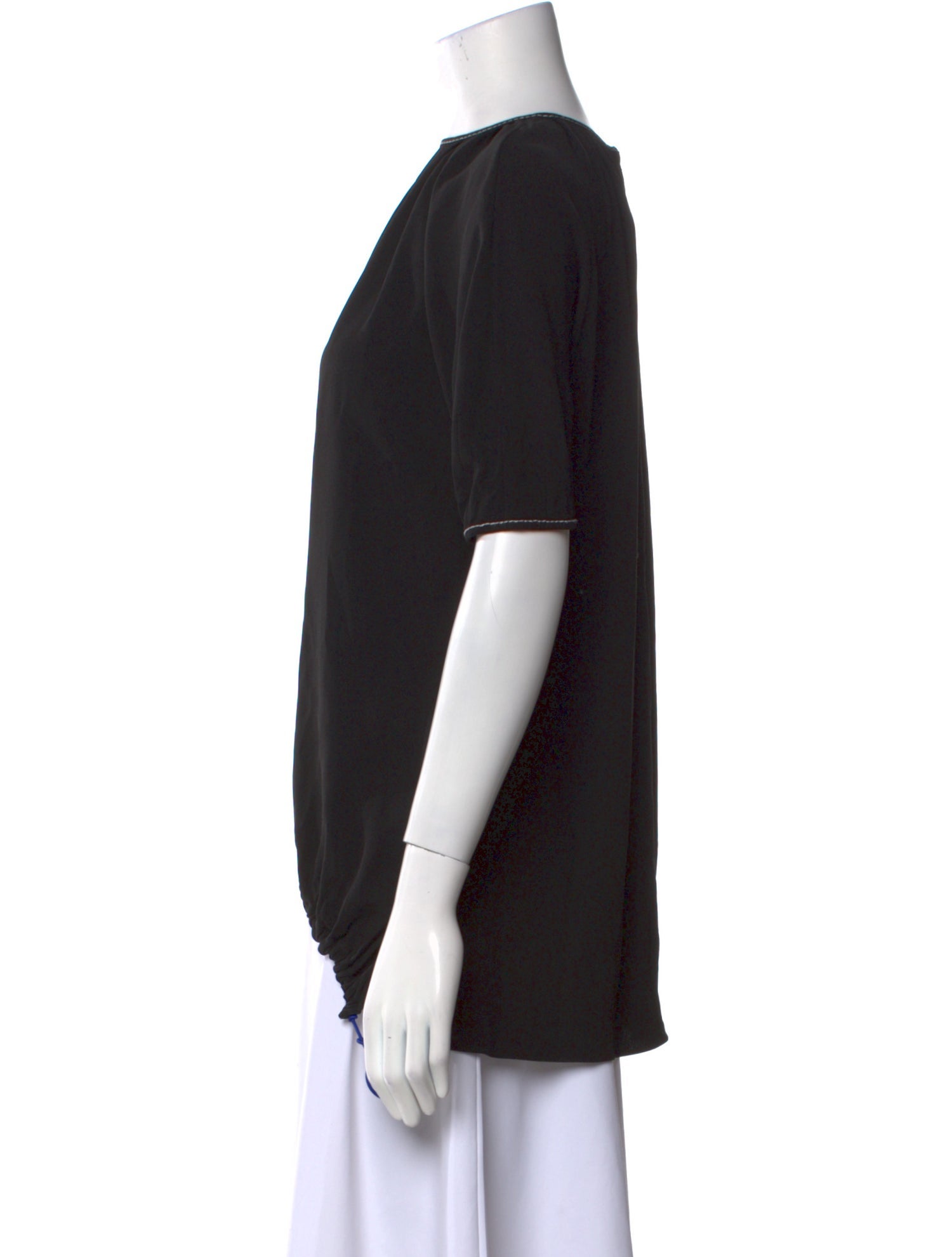 Marni Scoop Neck Short Sleeve Top