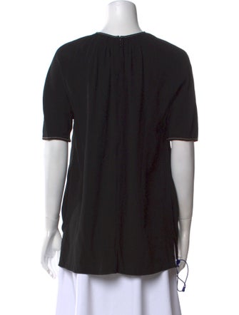 Marni Scoop Neck Short Sleeve Top