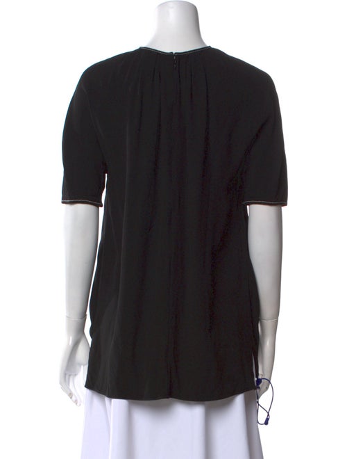 Marni Scoop Neck Short Sleeve Top