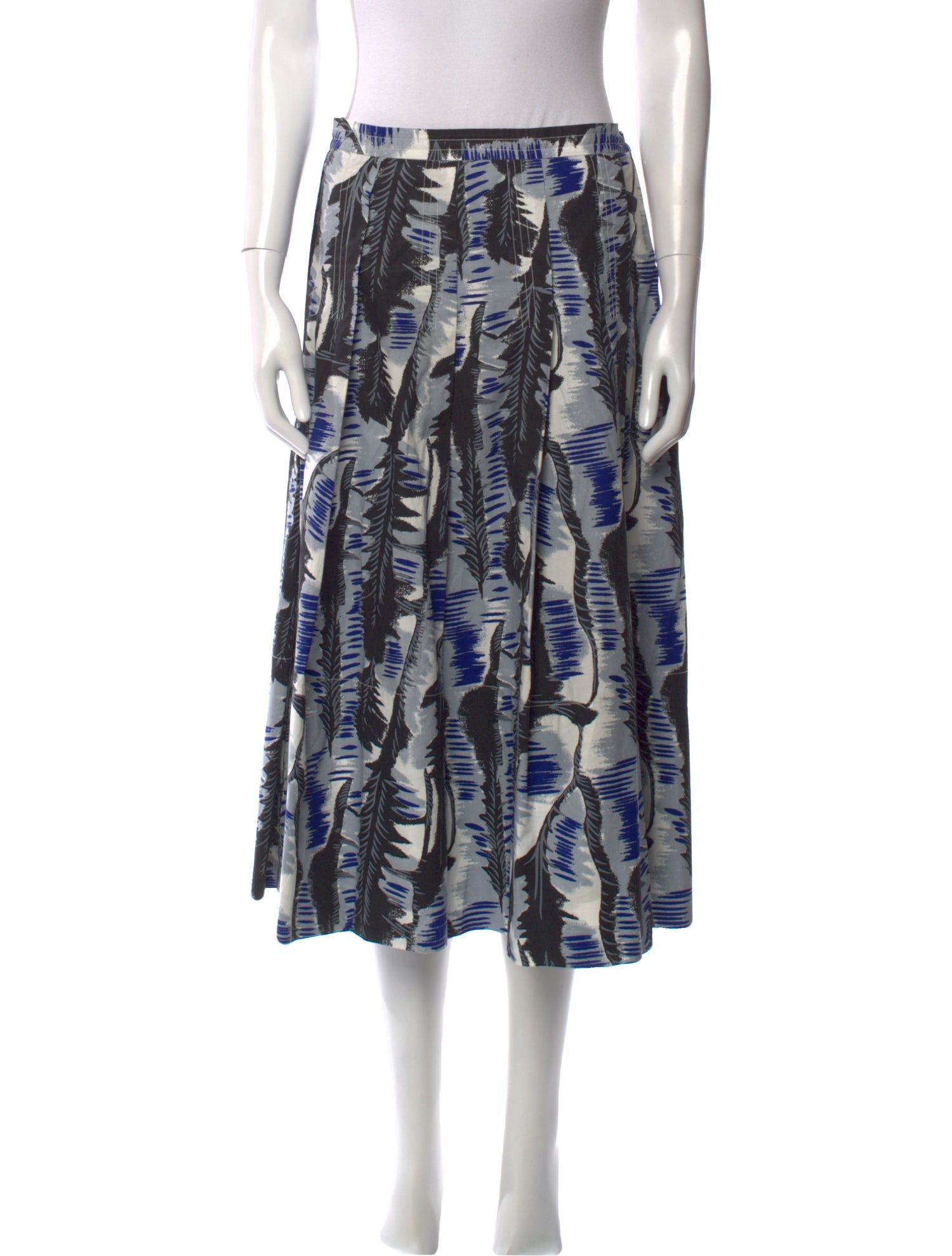 Marni Floral Print Midi Length Skirt