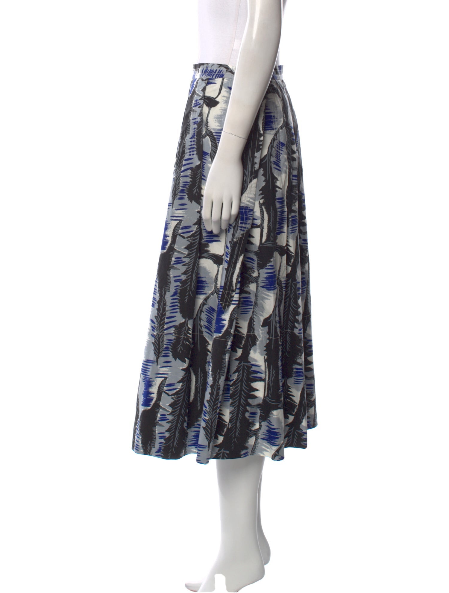 Marni Floral Print Midi Length Skirt