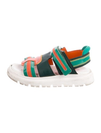 Marni Toddler Girls' Logo Print Flat Sandal