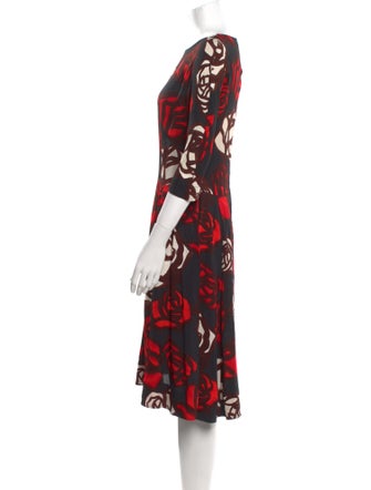Marni Printed Midi Length Dress