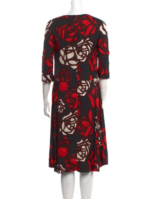 Marni Printed Midi Length Dress