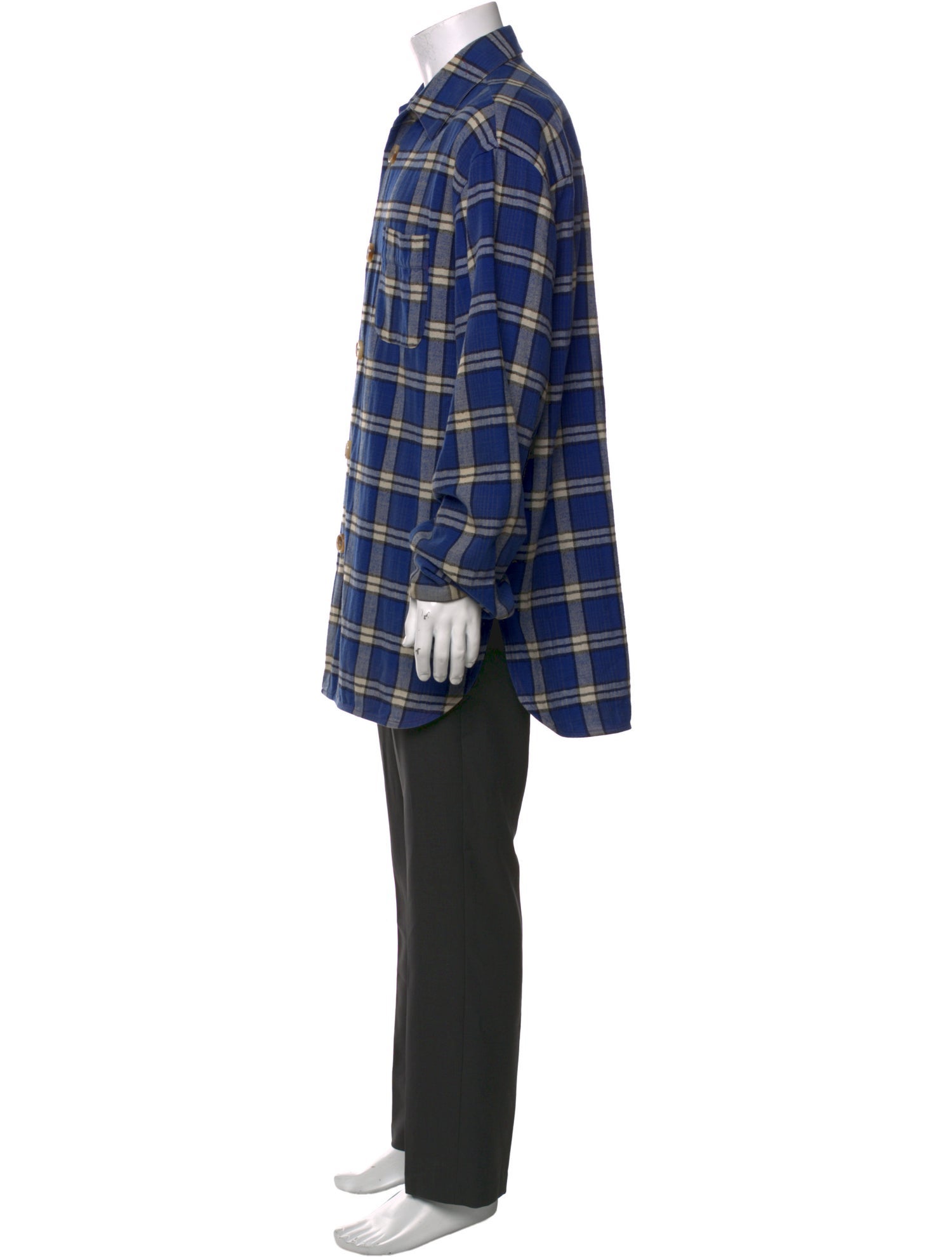 Marni Plaid Print Long Sleeve Shirt