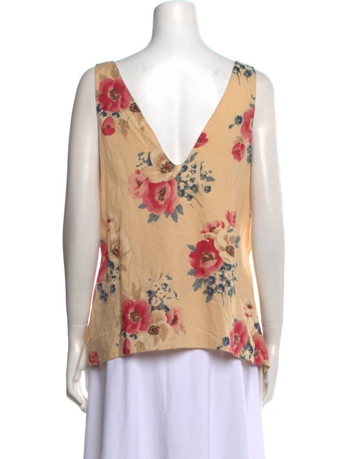 Marni Floral Print V-Neck Blouse