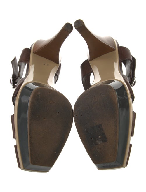 Marni Leather T-Strap Pumps