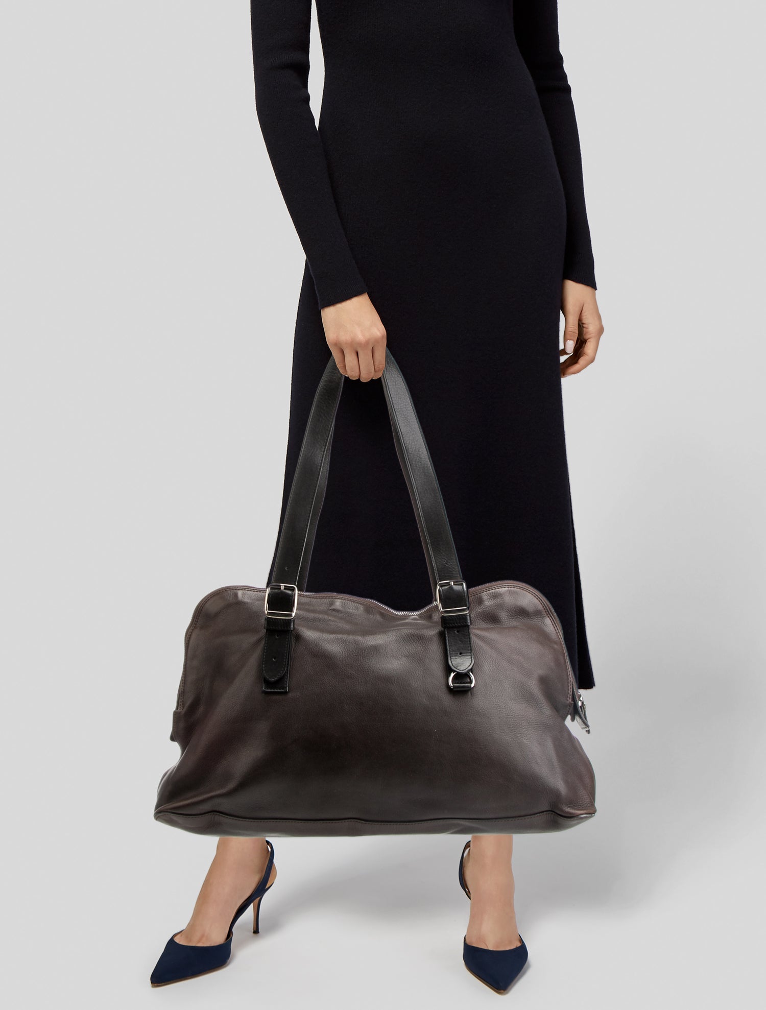 Marni Leather Weekender Bag