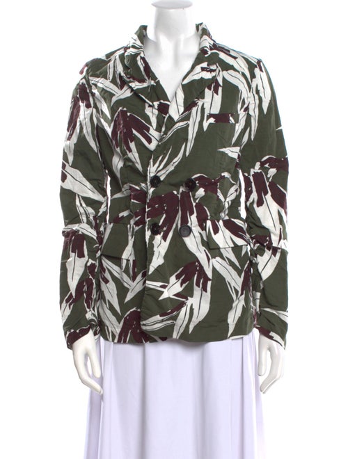 Marni Printed V-Neck Blouse