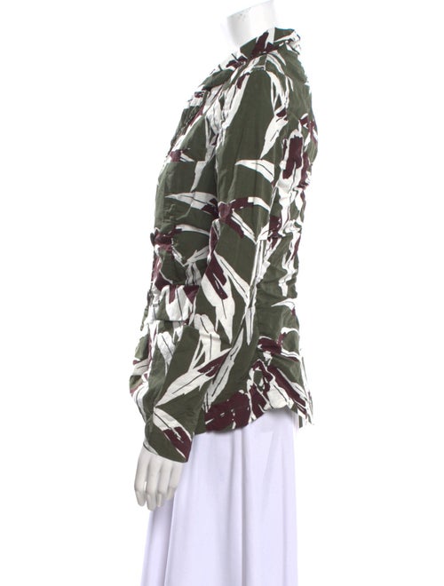 Marni Printed V-Neck Blouse