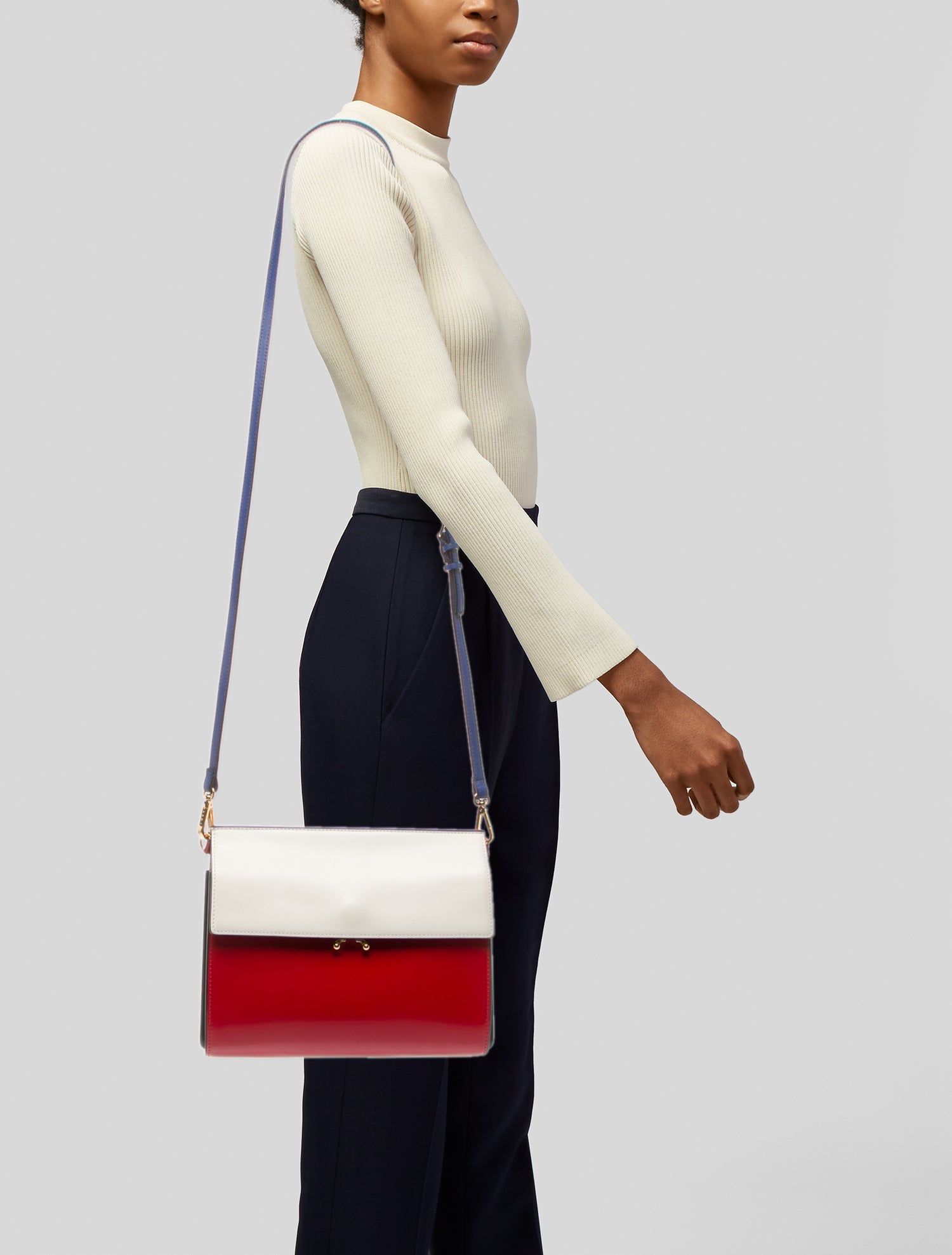 Marni Leather Crossbody Bag
