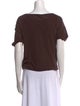 Marni Scoop Neck Short Sleeve T-Shirt