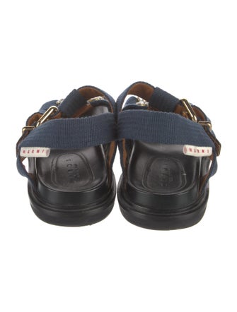 Marni Crystal Embellishments Slingback Sandals