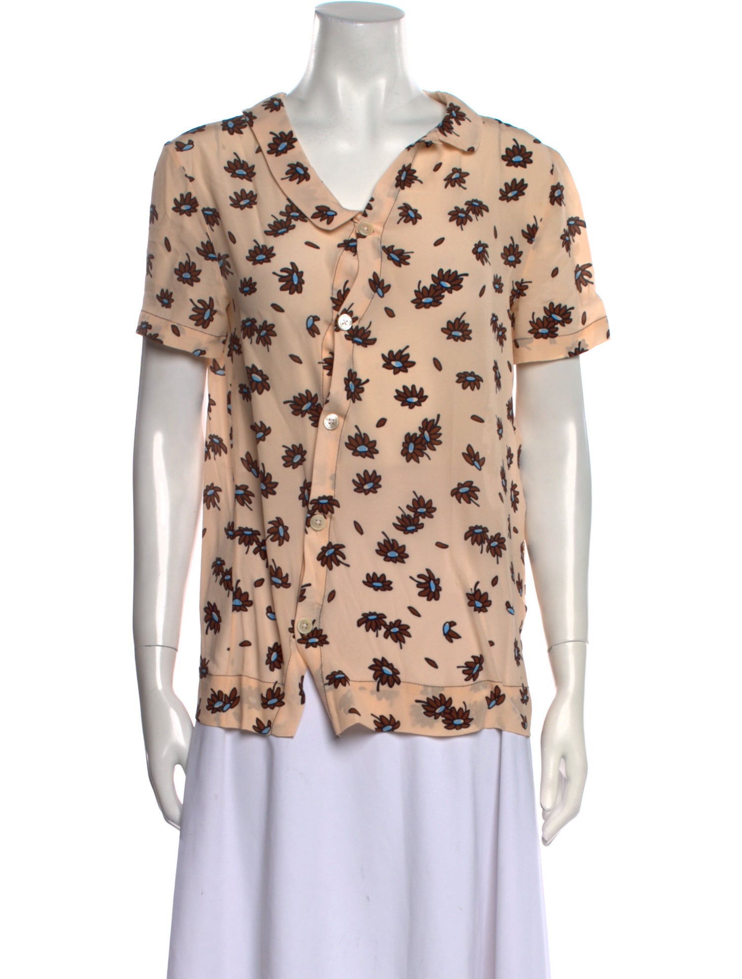 Marni Silk Printed T-Shirt
