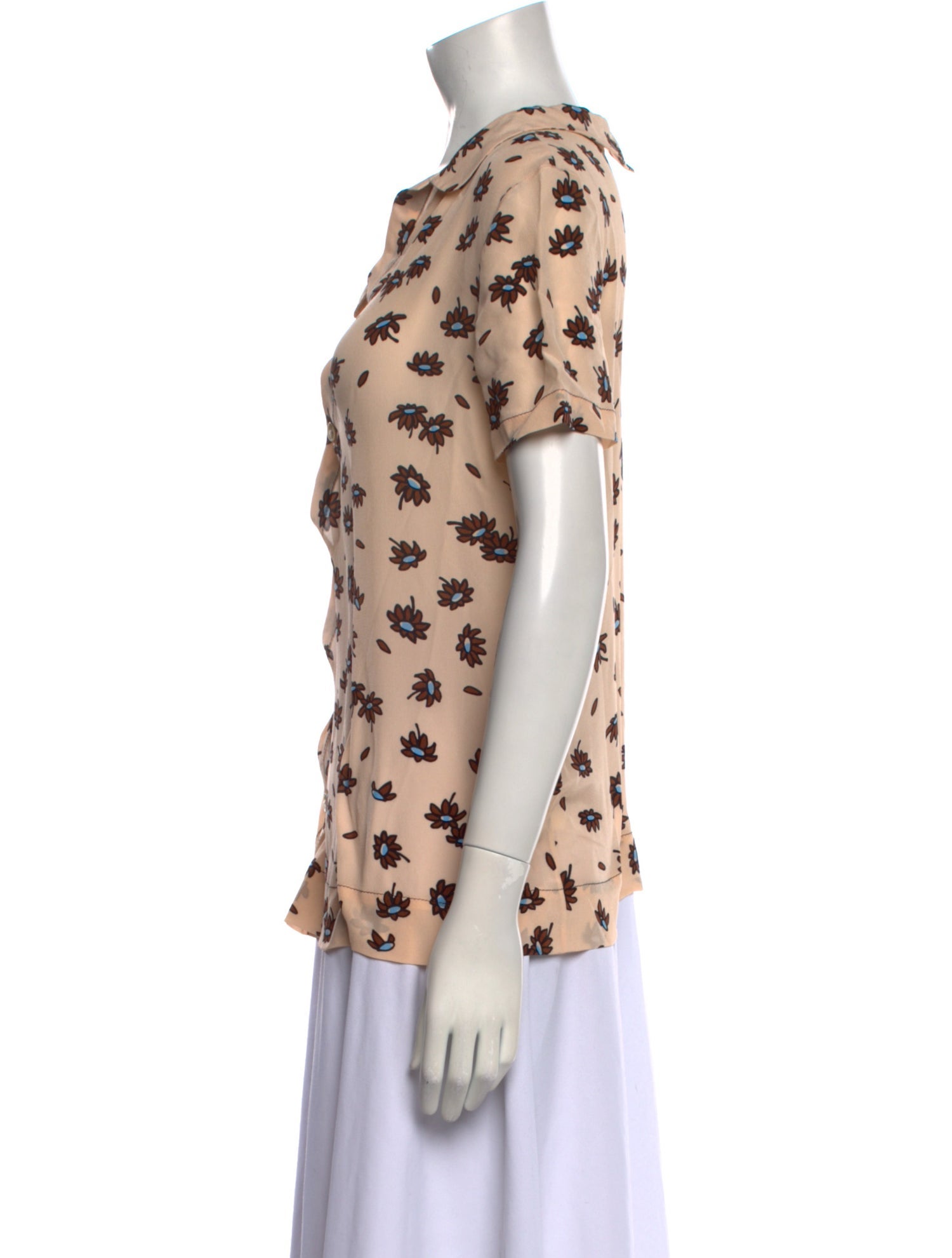 Marni Silk Printed T-Shirt