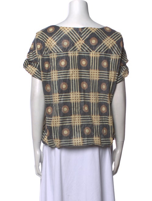 Marni Printed Scoop Neck Blouse