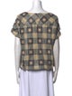 Marni Printed Scoop Neck Blouse
