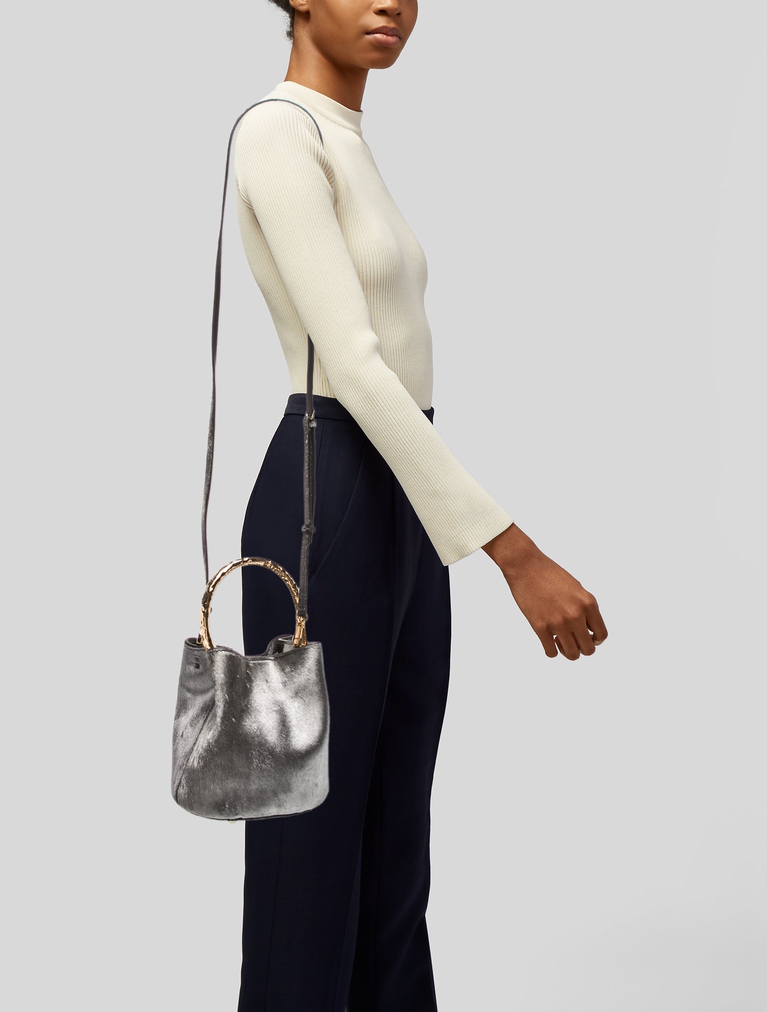 Marni Ponyhair Top Handle Bag