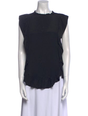 Marni Crew Neck Sleeveless Blouse