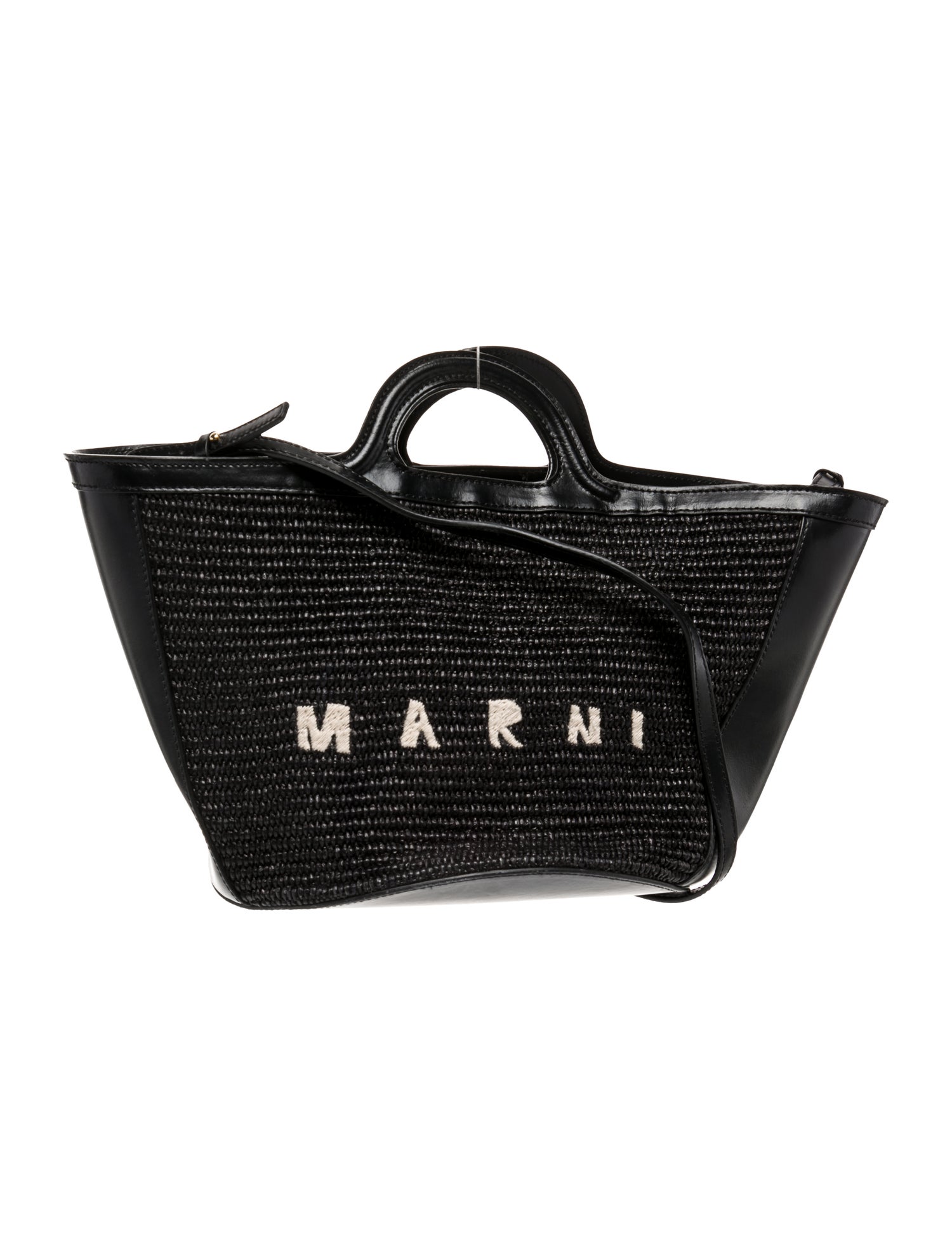 Marni Raffia Top Handle Bag