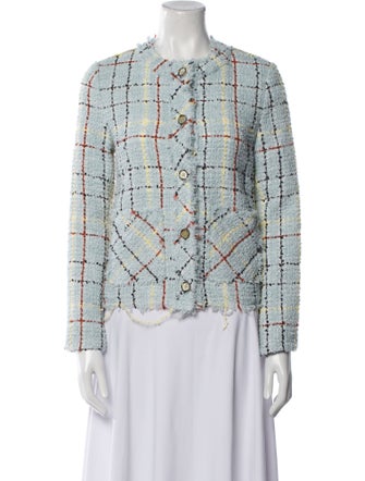 Marni Plaid Print Jacket