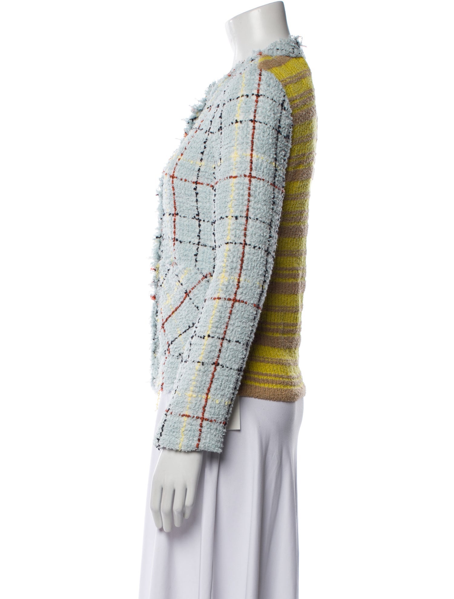 Marni Plaid Print Jacket