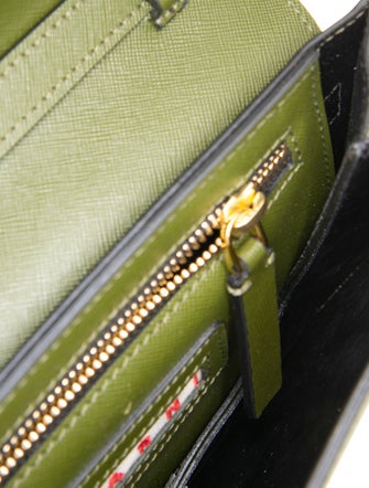 Marni Saffiano Leather Crossbody Bag