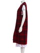 Marni Wool Plaid Print Vest