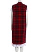 Marni Wool Plaid Print Vest