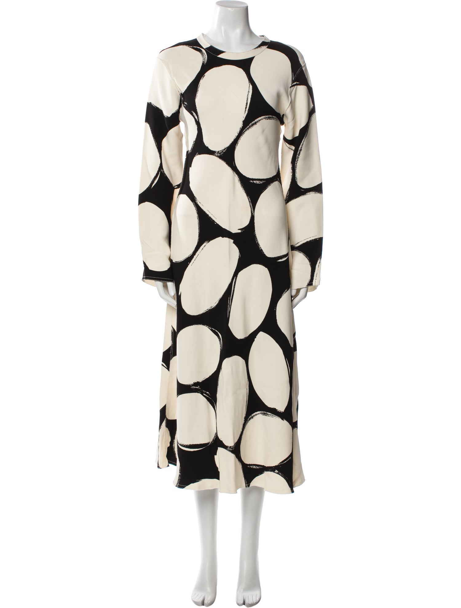 Marni Polka Dot Print Long Dress