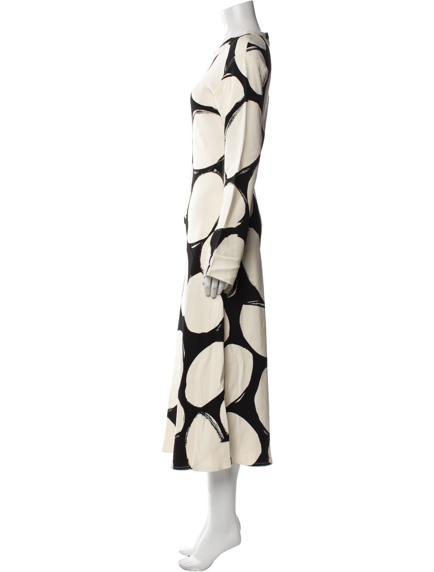 Marni Polka Dot Print Long Dress