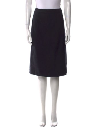 Marni Raw-Edge Trim Knee-Length Skirt