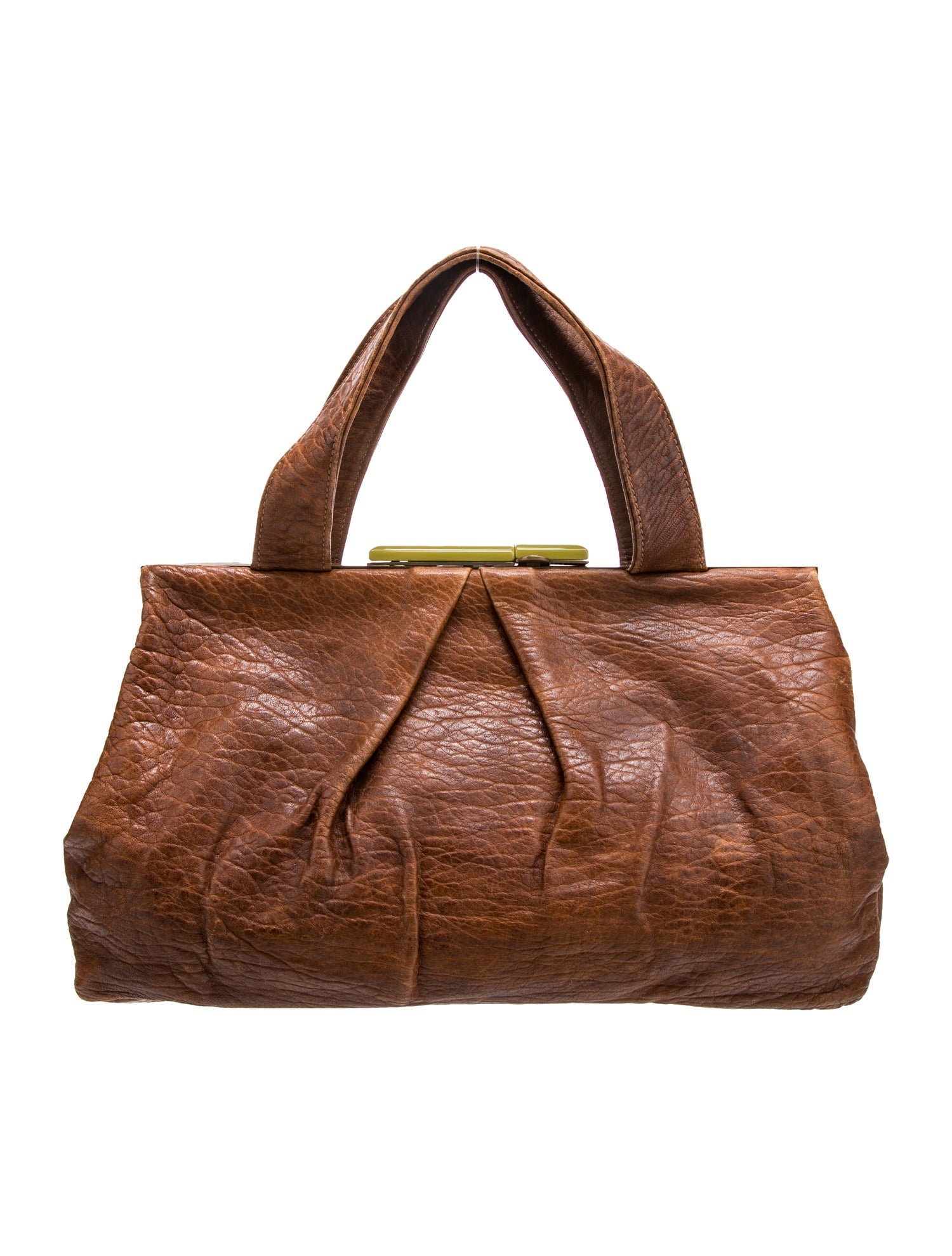 Marni Leather Top Handle Bag