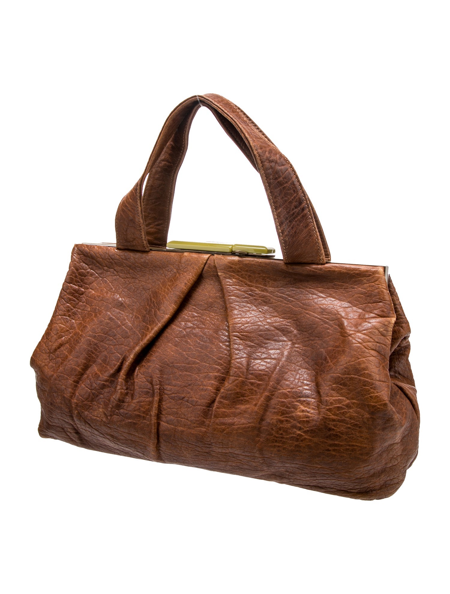 Marni Leather Top Handle Bag