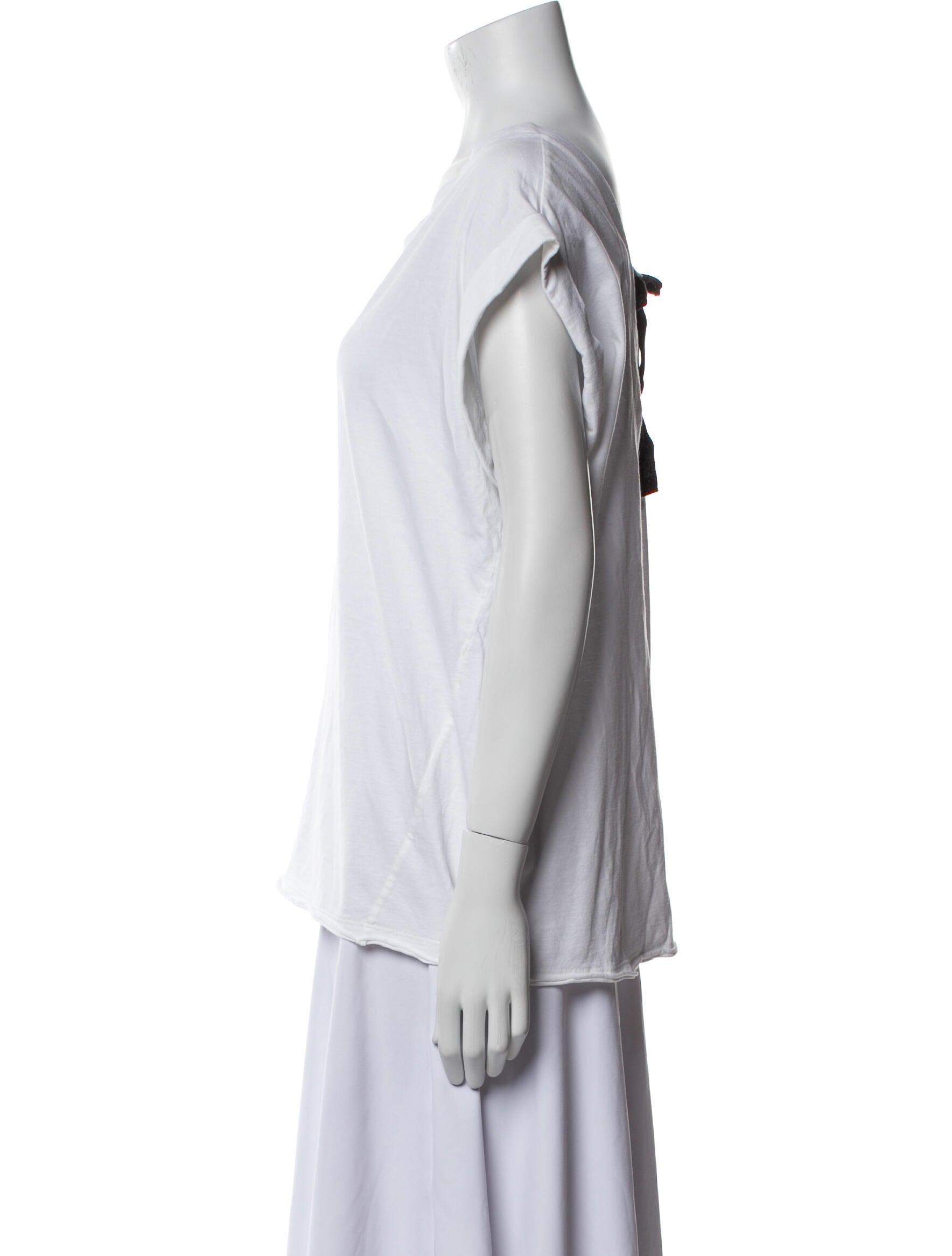 Marni Scoop Neck Short Sleeve T-Shirt