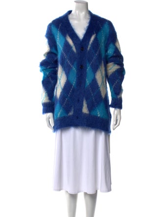 Marni Mohair Tie-Dye Print Sweater