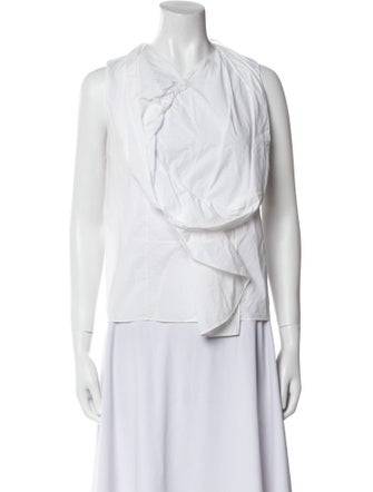 Marni V-Neck Sleeveless Blouse