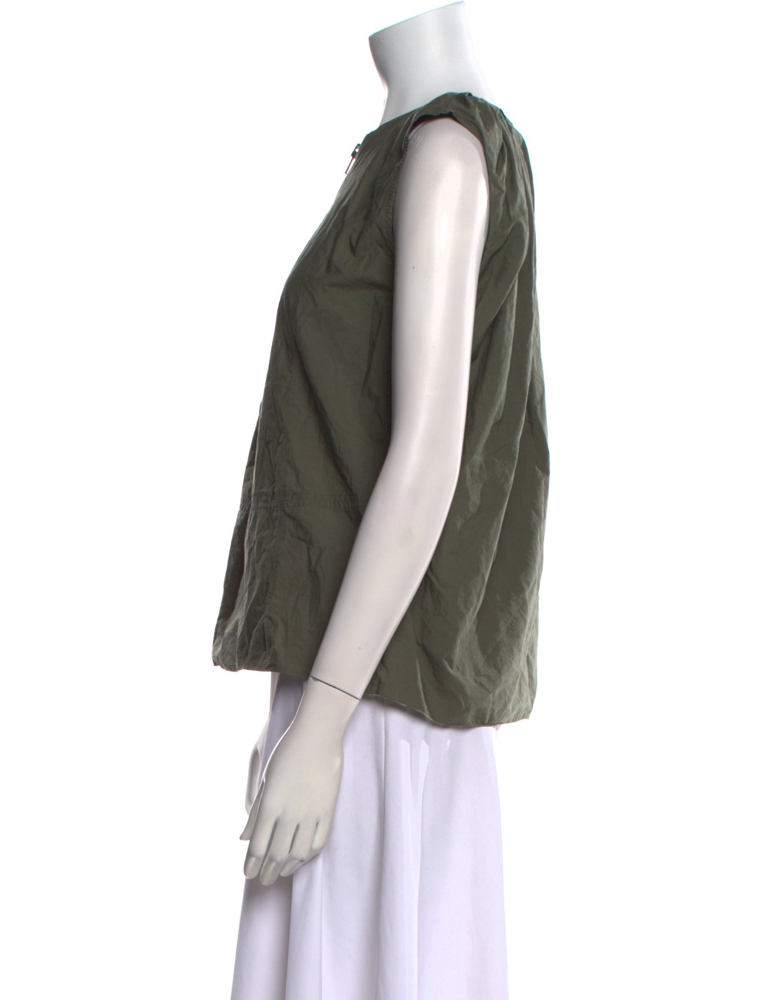 Marni Bateau Neckline Sleeveless Blouse