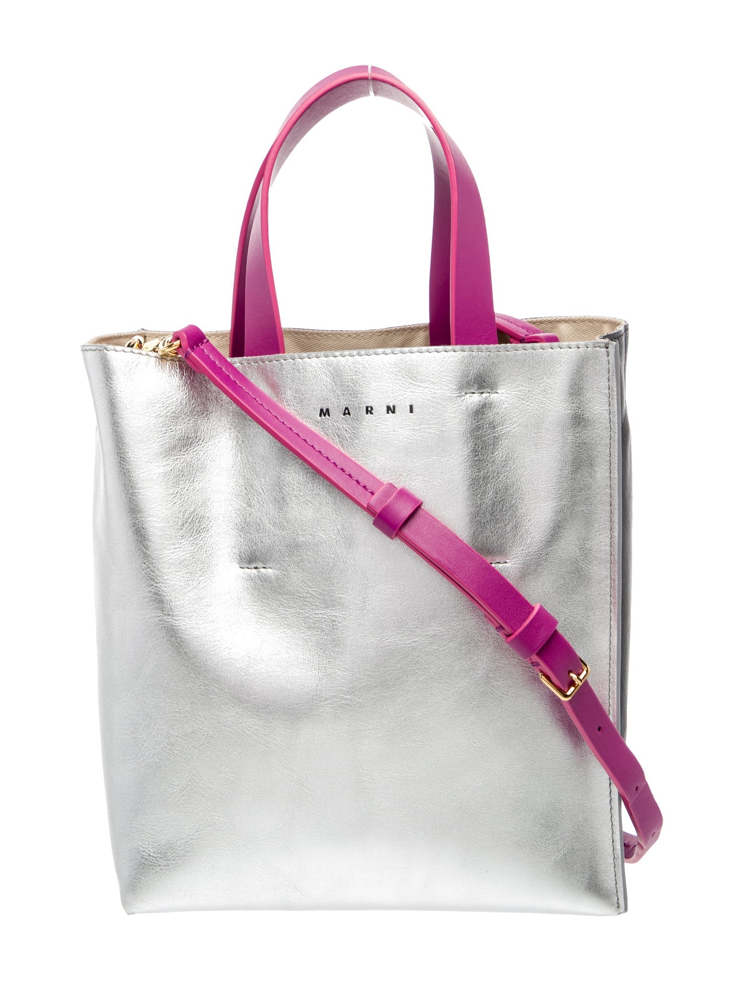 Marni Leather Top Handle Bag