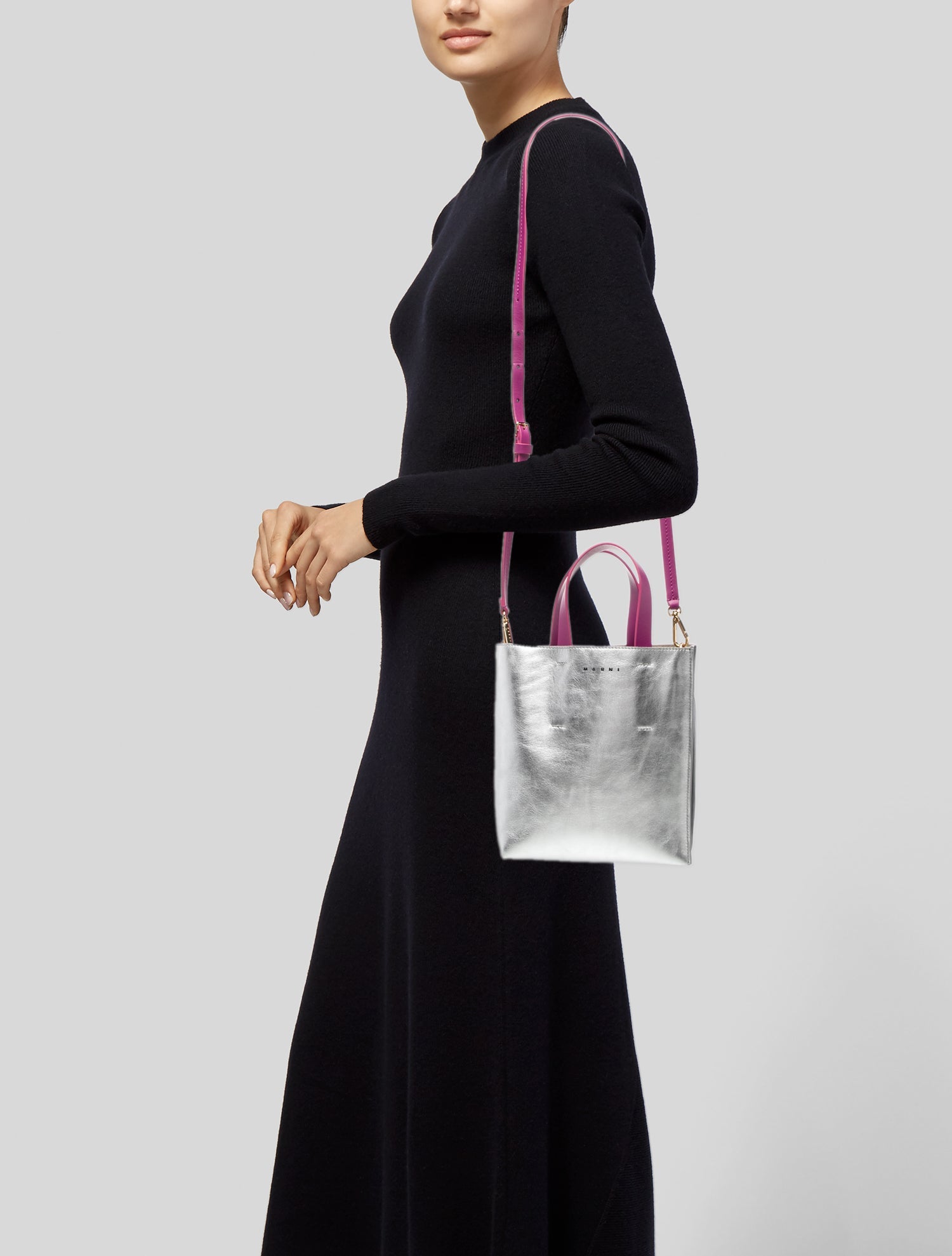 Marni Leather Top Handle Bag