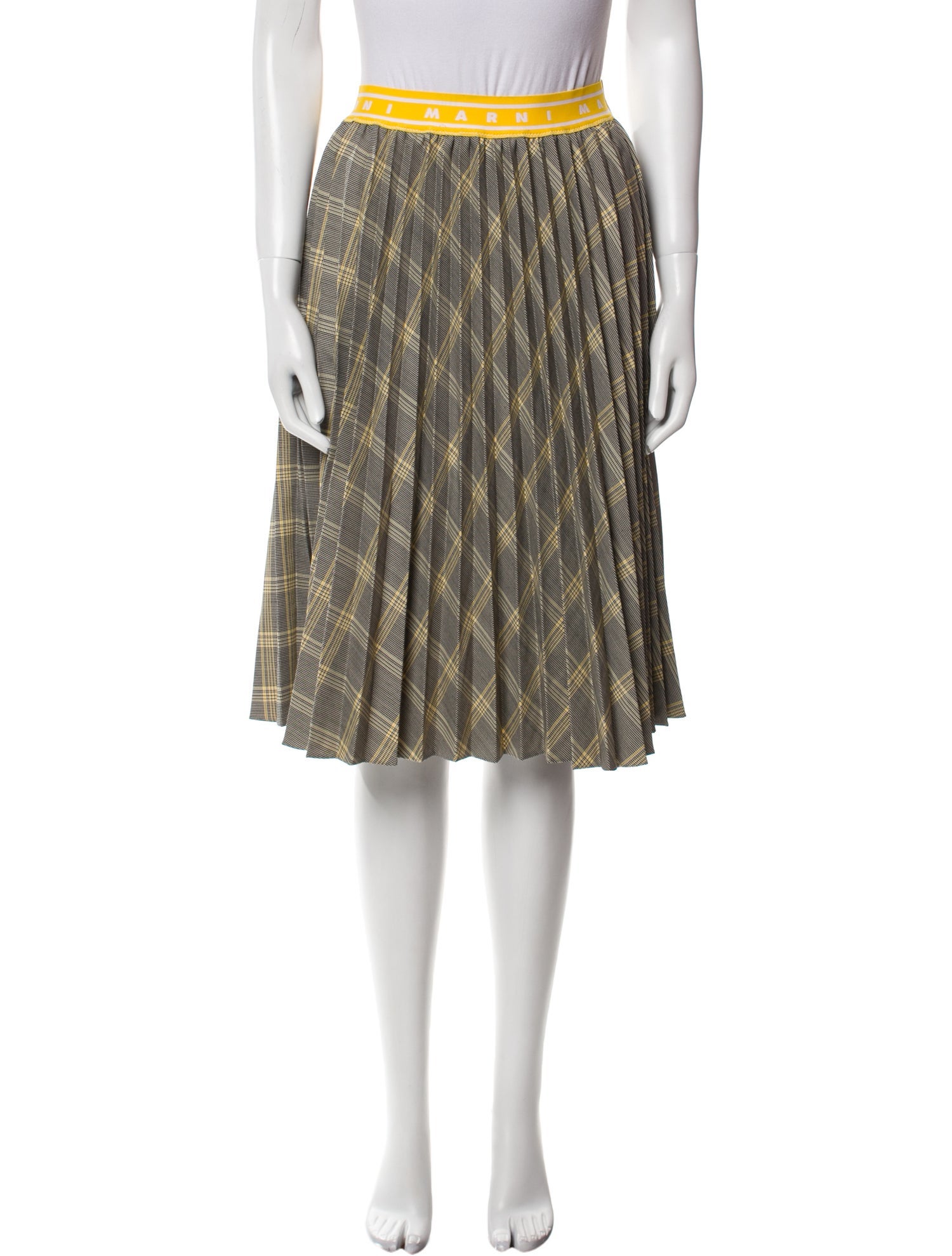 Marni Virgin Wool Knee-Length Skirt