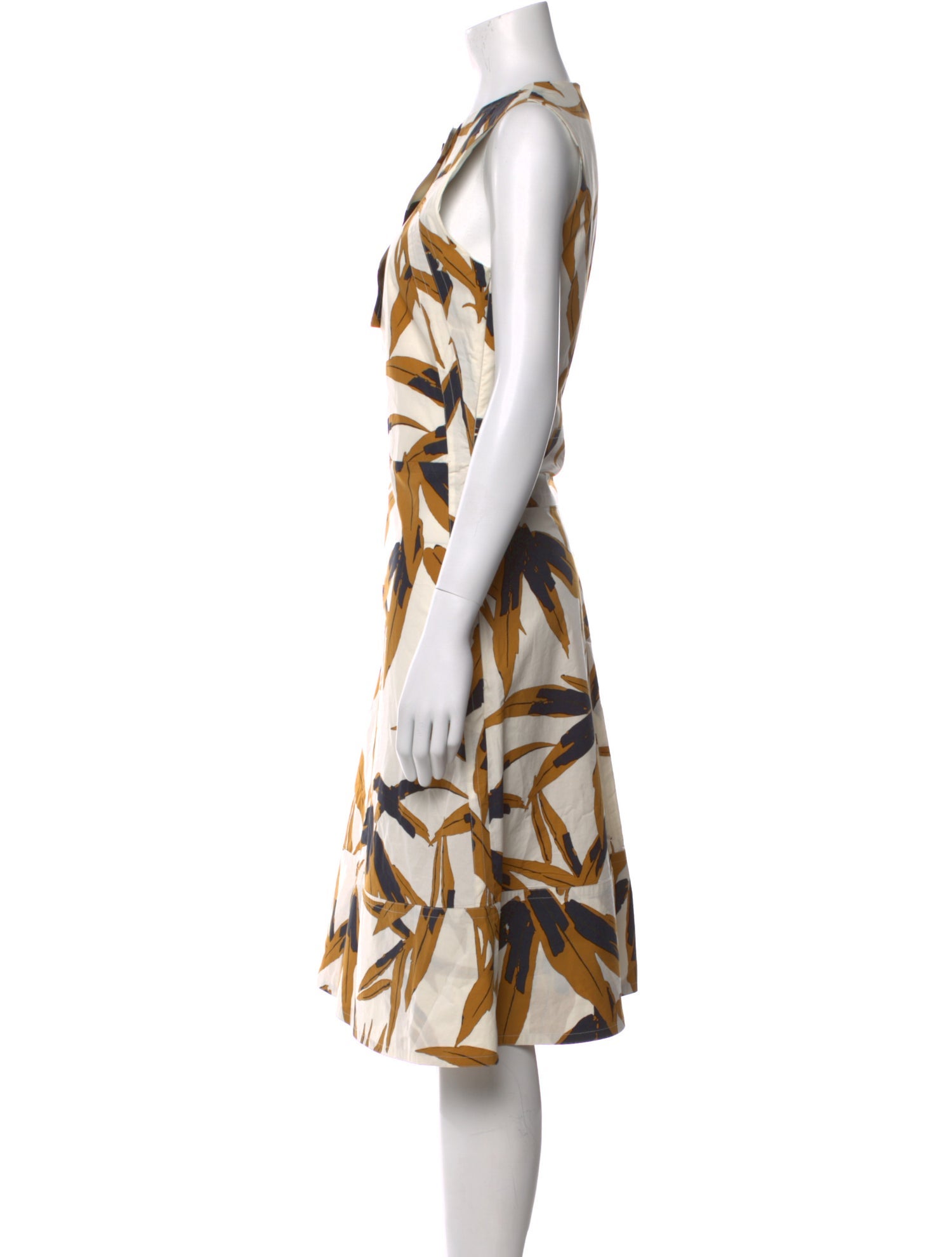 Marni Printed Midi Length Dress