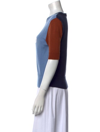 Marni Graphic Print Scoop Neck Sweater