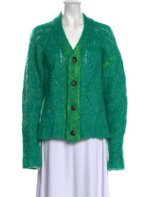 Marni Mohair V-Neck Sweater