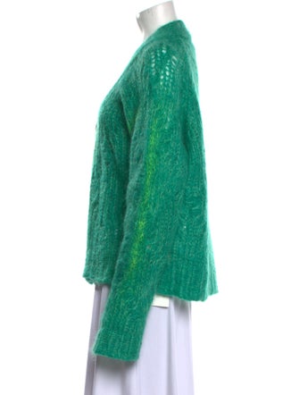 Marni Mohair V-Neck Sweater