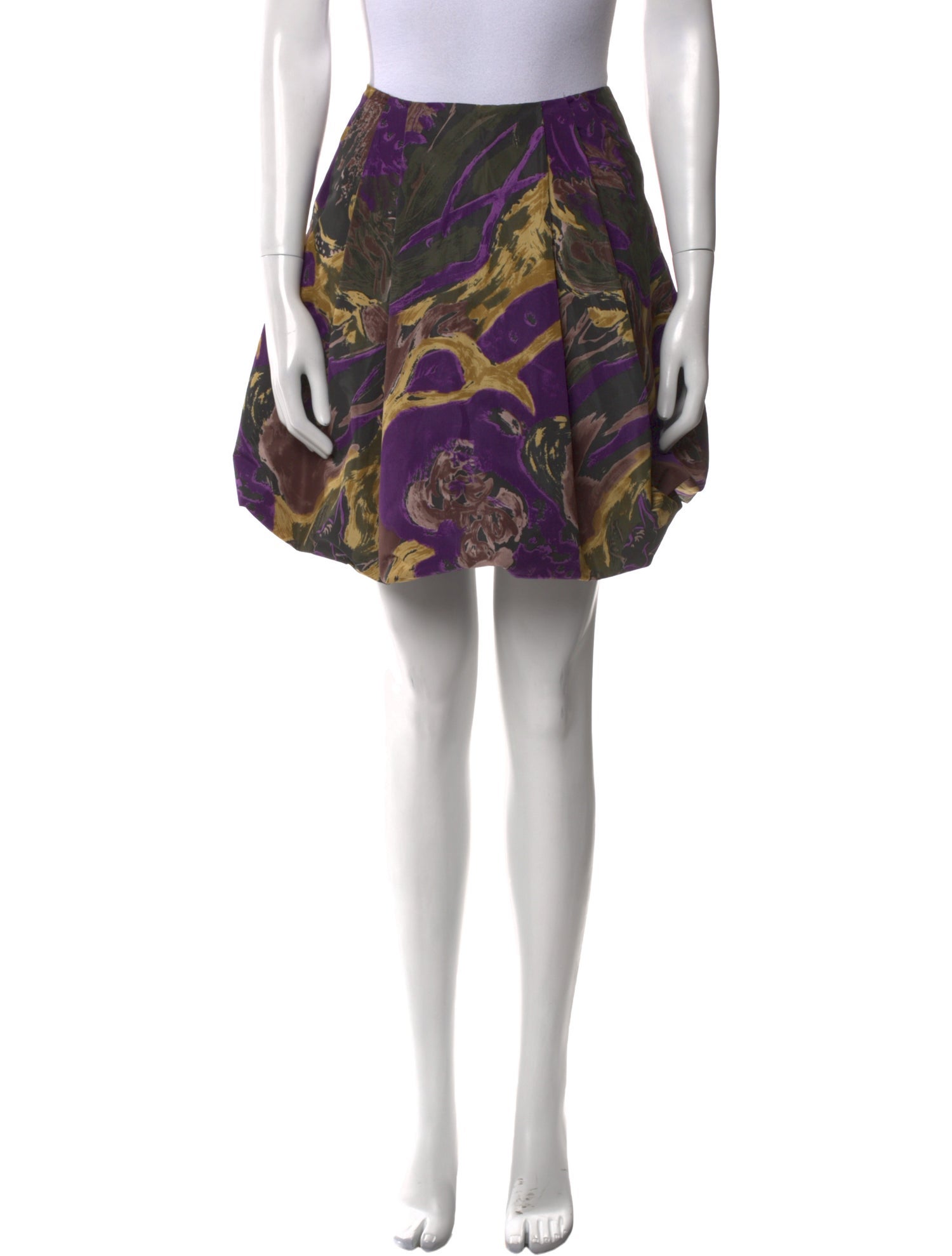 Marni Floral Print Mini Skirt